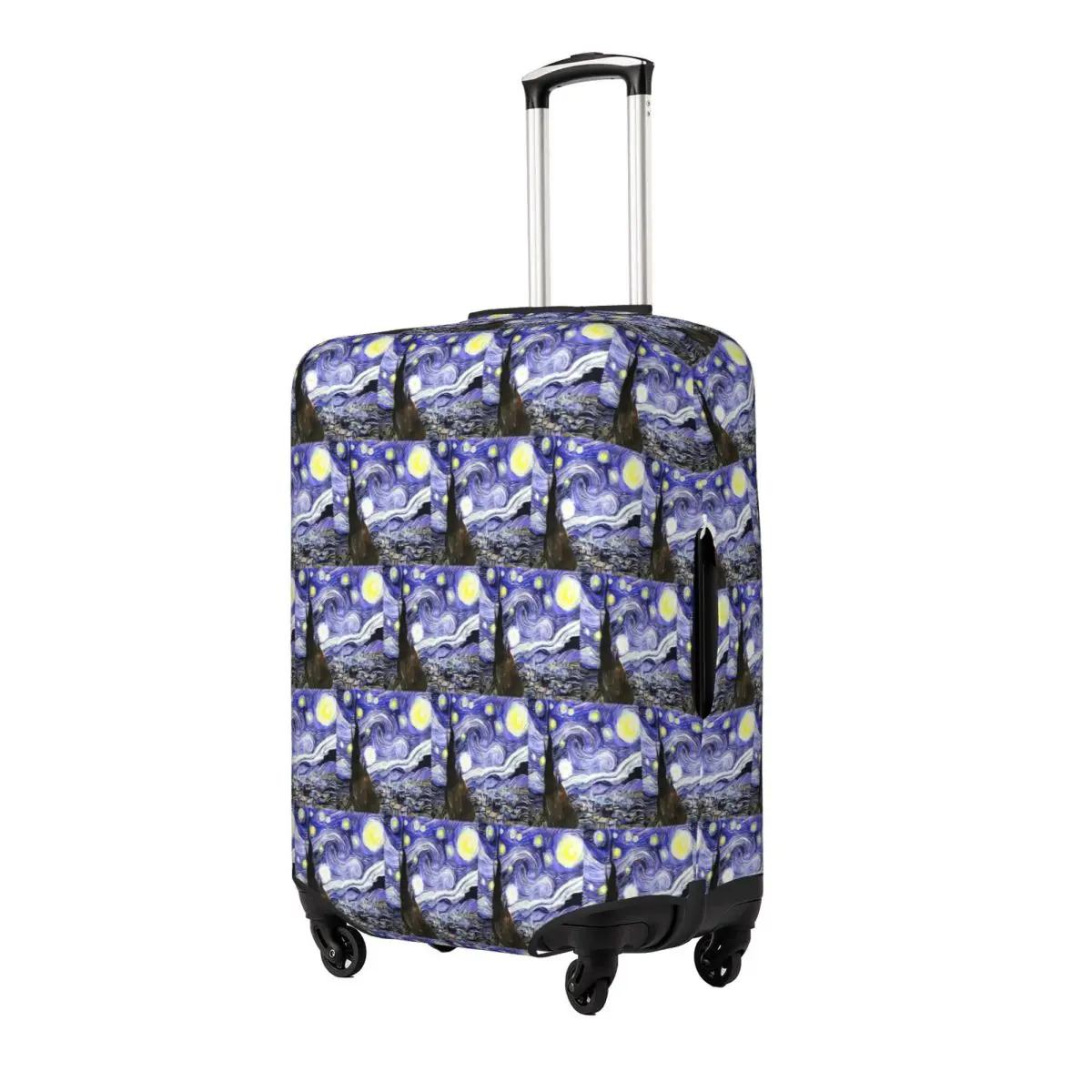 

Vincent Van Gogh Paintings Starry Nigh Suitcase Cover Protection Elastic Travel Luggage Protector Covers for 18-32 Inch