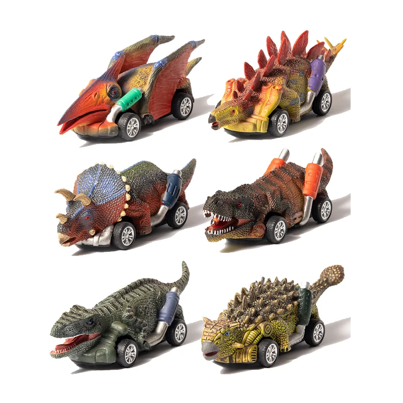 

Dinosaur Boomerang Car Cute Inertia Toy Children Boy Birthday Gift Simulation Animal Model Simulation P014