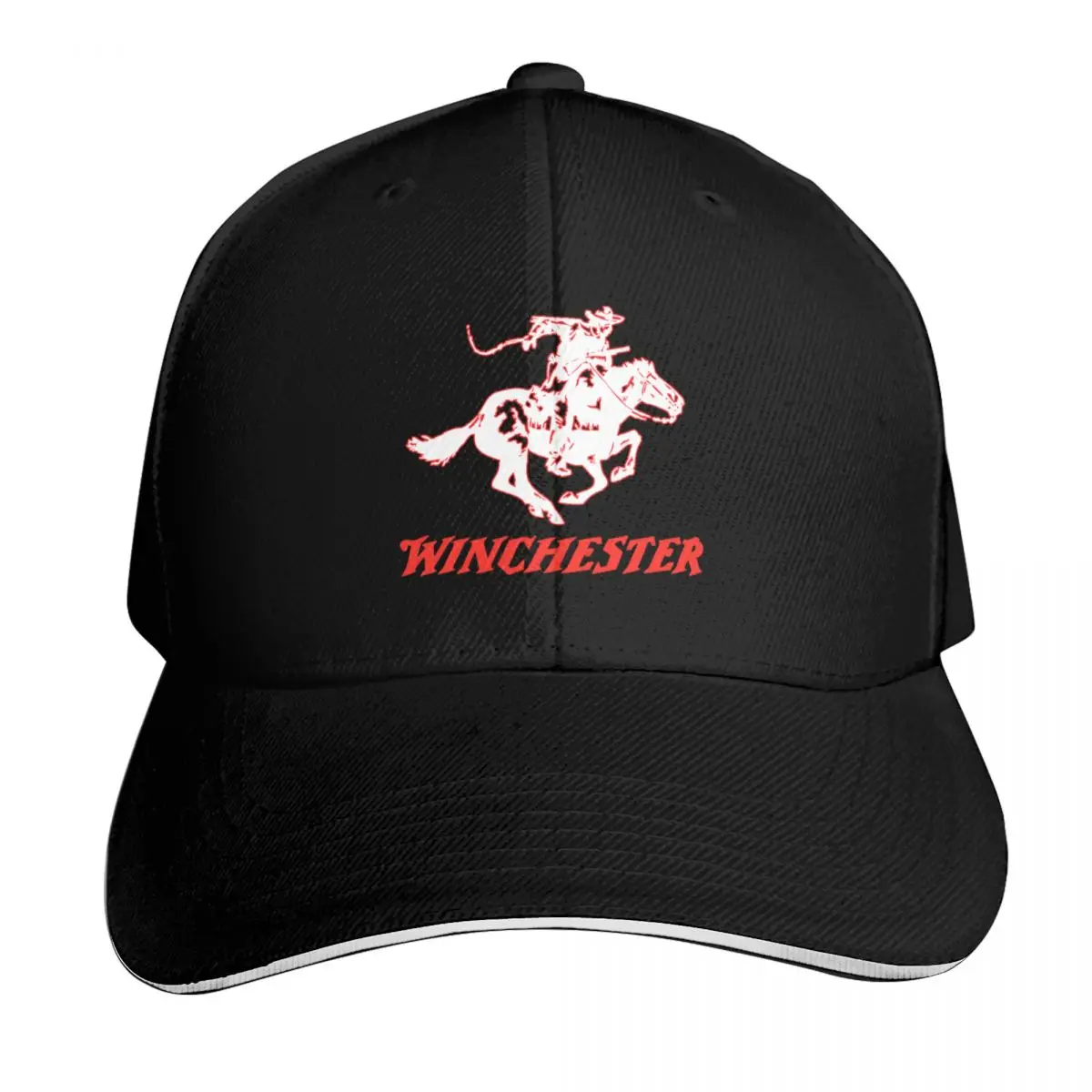 Winchester Firearms Baseball Cap Six Panel Structured Crown Sun Protection UPF 50+ Breathable Mesh Back