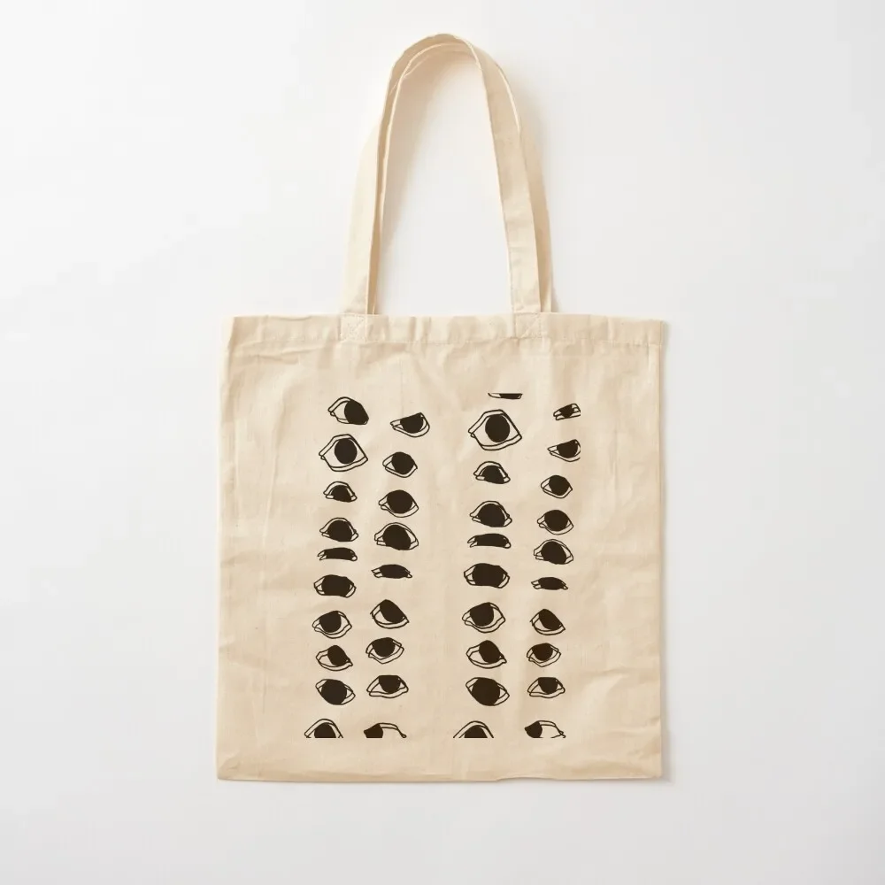 

Graphic Design Monochromatic Hands Hamsa Evil Eye Fingers Bold Line Folk Art Black and White Tattoo Abstract Contempora Tote Bag