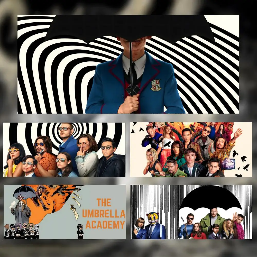 Cool Superhero Show The U-Umbrella Academy Mouse Pad Large Thick Desk Pad Stitched Edges Gaming Mouse Mat for PC