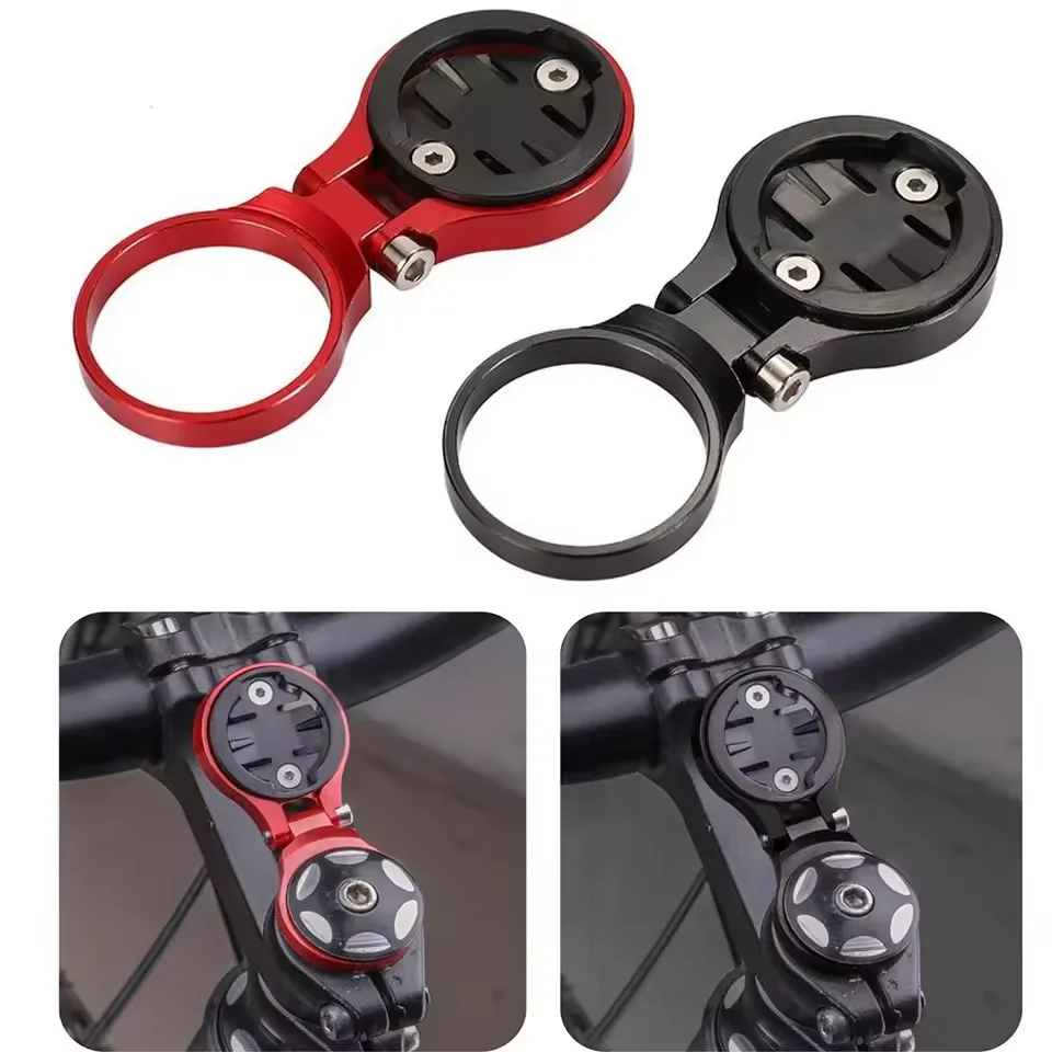 GPS Cycling Support Bicycle Computer Stem Mount Holder Front Folding Adjustable MTB Road Bike Stopwatch Stand for Garmin Bryton image 2