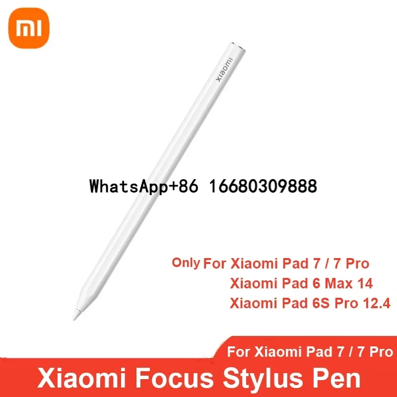 Original Xiaomi Focus Stylus Pen For  Pad 7 / 7Pro Mi Pad 6s Pro 12.4 Tab 8192 level Sense Magnetic Drawing Writing Pencil