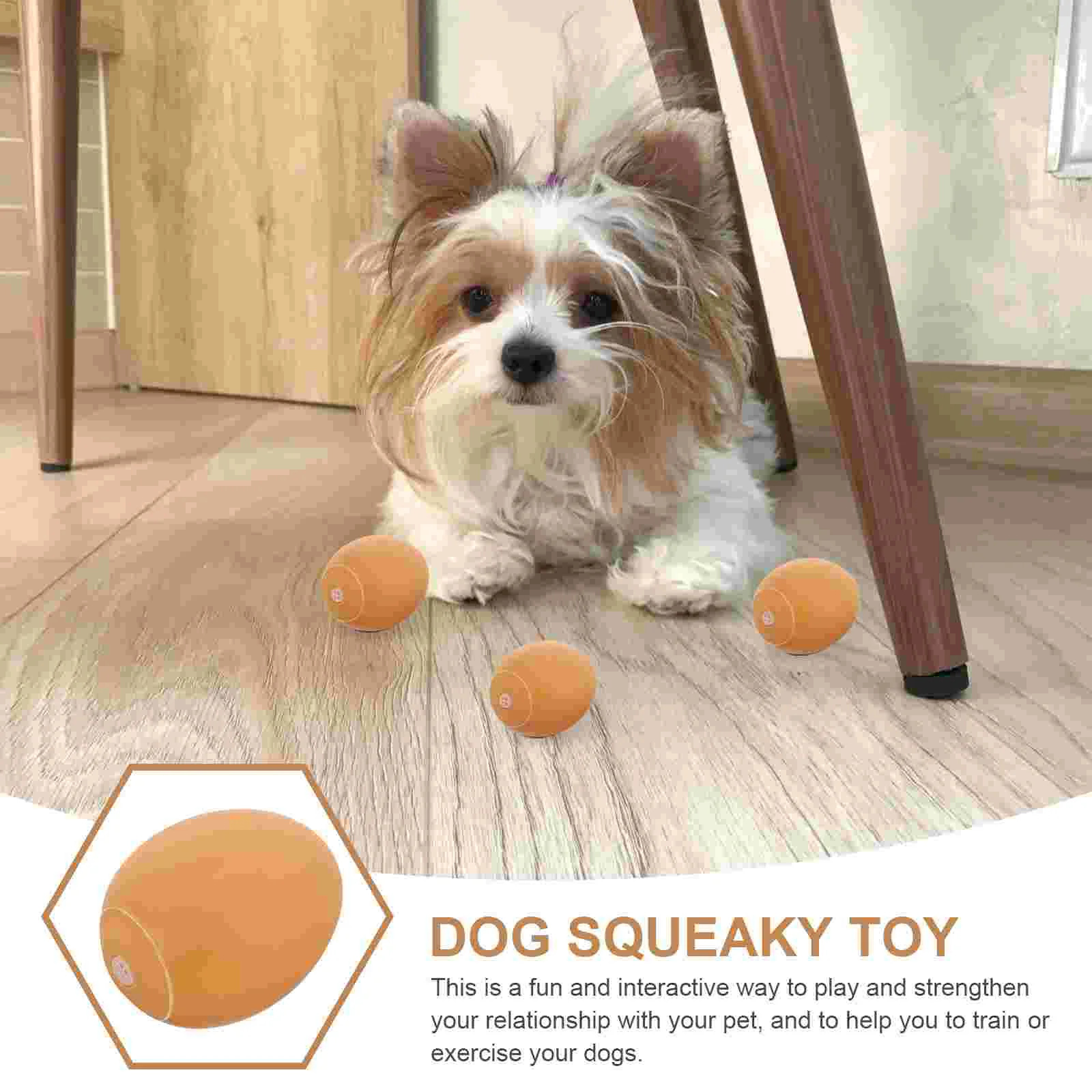 5 Pcs Cartoon Small Small Squeaky Dog Toysss For Small Dogs Squeakersss Tennis Pet For Dogs Small Squeakerss Small Squeakers Egg