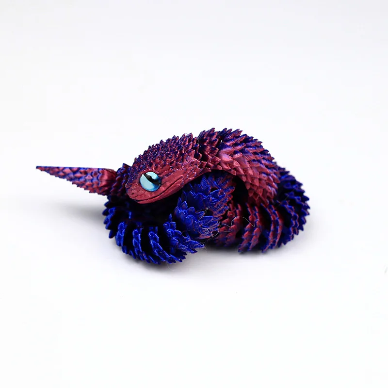 Articulated Snake Decor Figurine Model