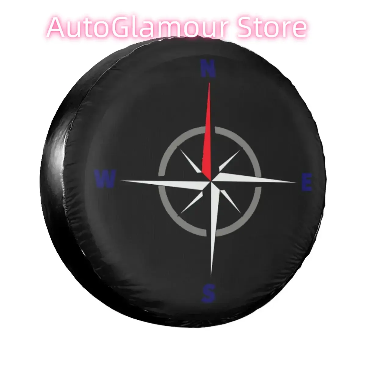 

Compass Camper Spare Wheel Tire Cover for Jeep Hummer Nautical Waterproof Dust-Proof Vehicle Accessories 14" 15" 16" 17"