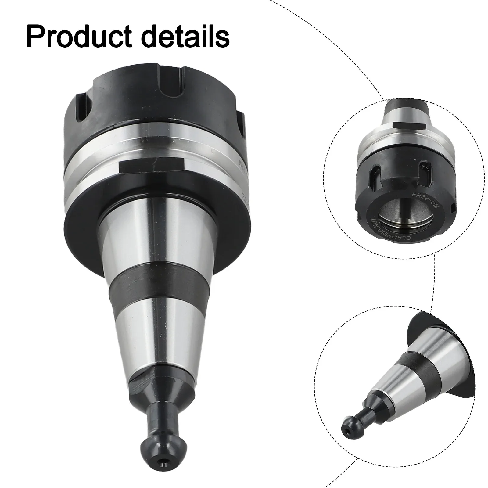 

ISO30 ER32 50L Balance Collet Chuck Tool Holder for CNC For Lathes Stainless Steel Design Maximum Speed 30000 RPM