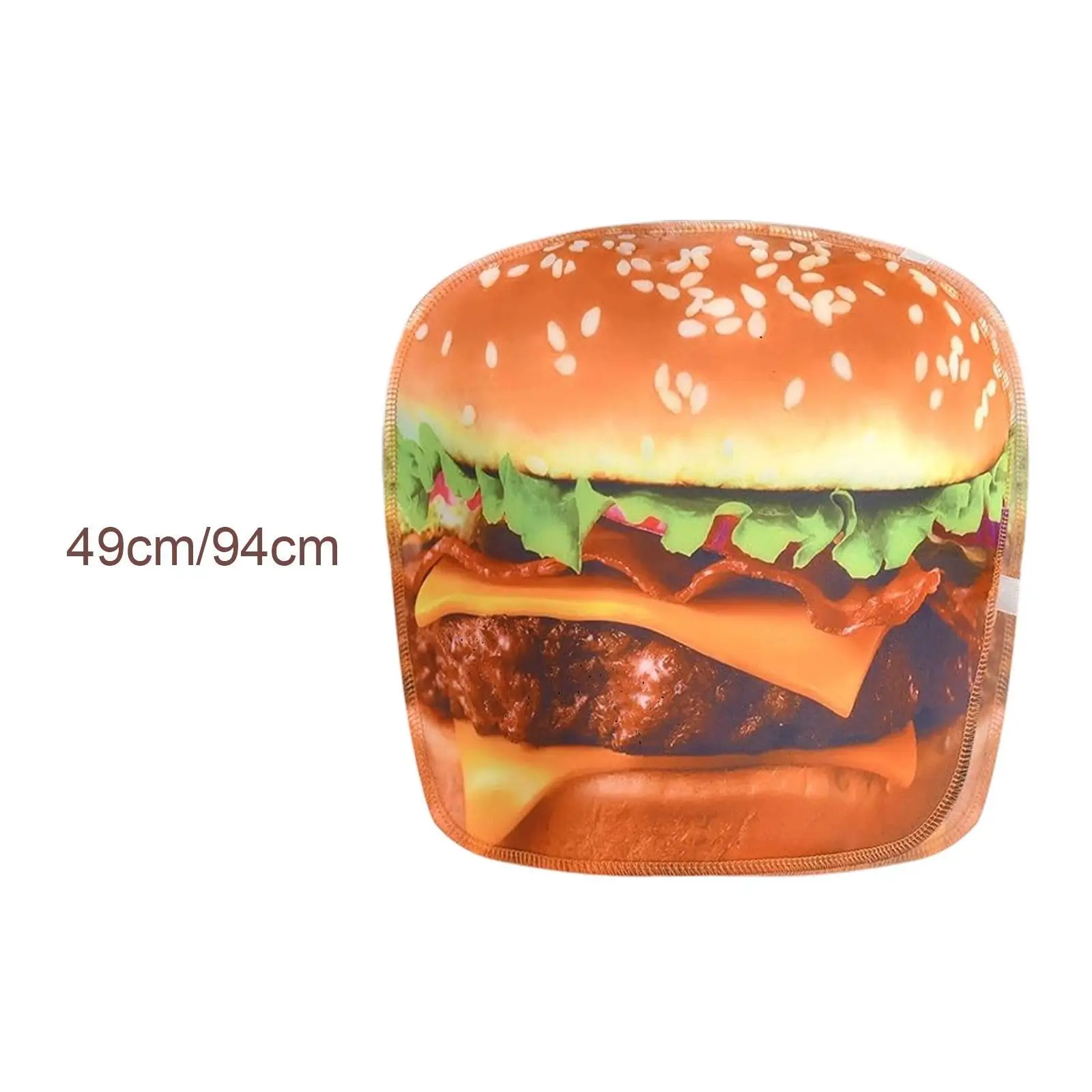 Hamburger-Kostüm-Requisiten, Halloween-Outfit für Cosplay-Festliche