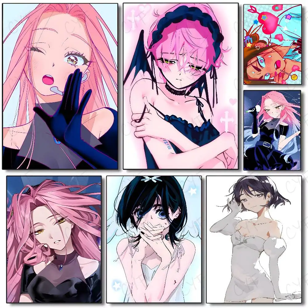 Alien Stage Anime Poster Art painting poster with prints Home bedroom living room decoration gift