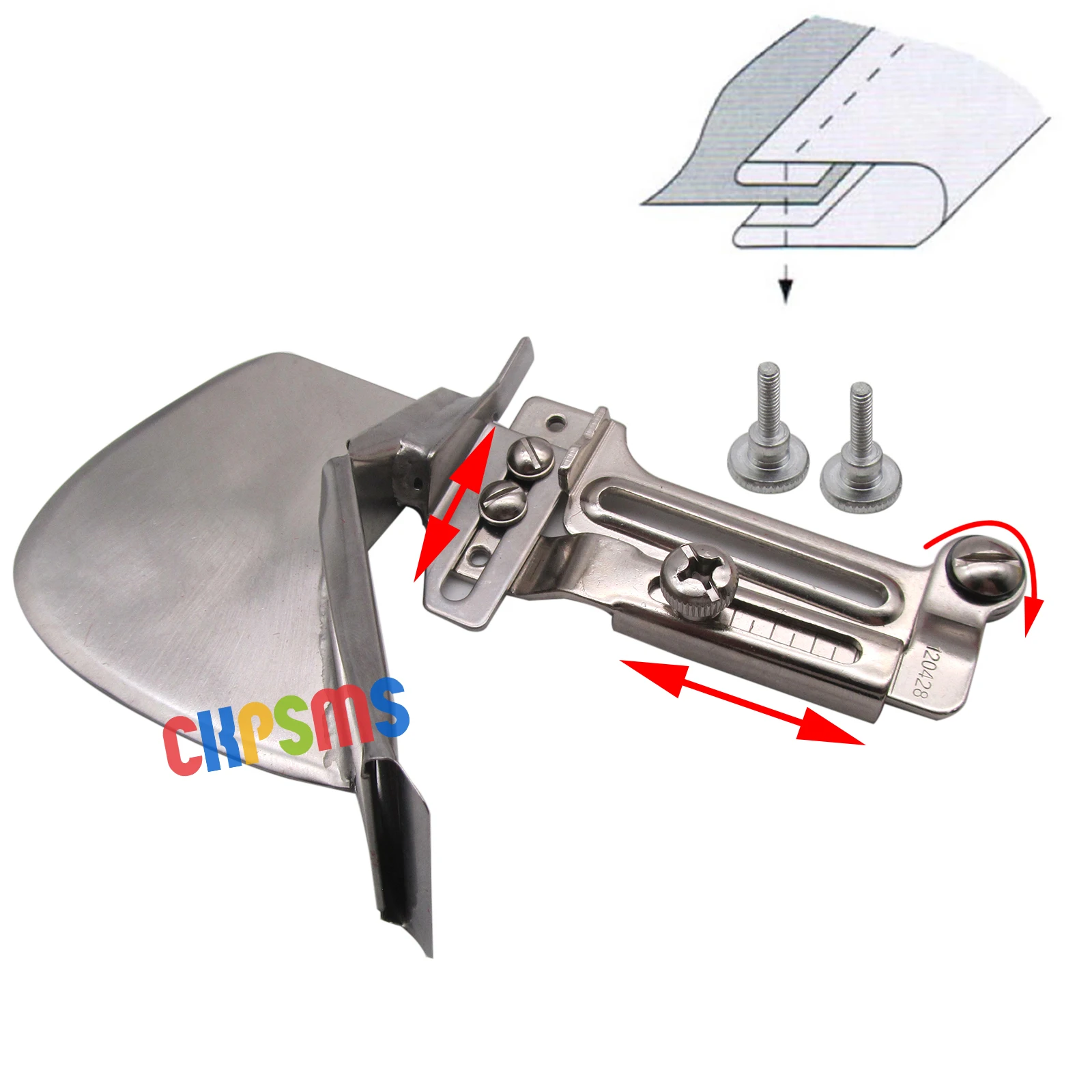 1PCS #A9B  Swing Away Double Fold Binder Attachment For Home & Industrial Sewing Machines