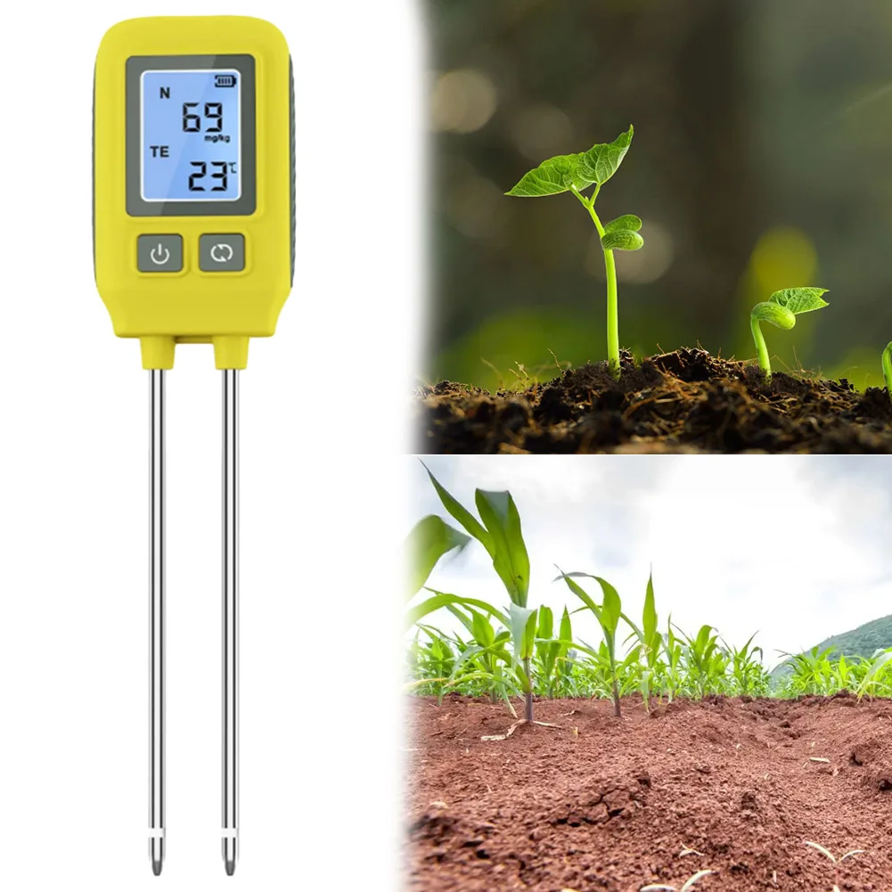 

Оставайтесь не сообщим о своих садах с надежным цифровым ЖК-тестером почвы 4 в 1. для точных измерений.