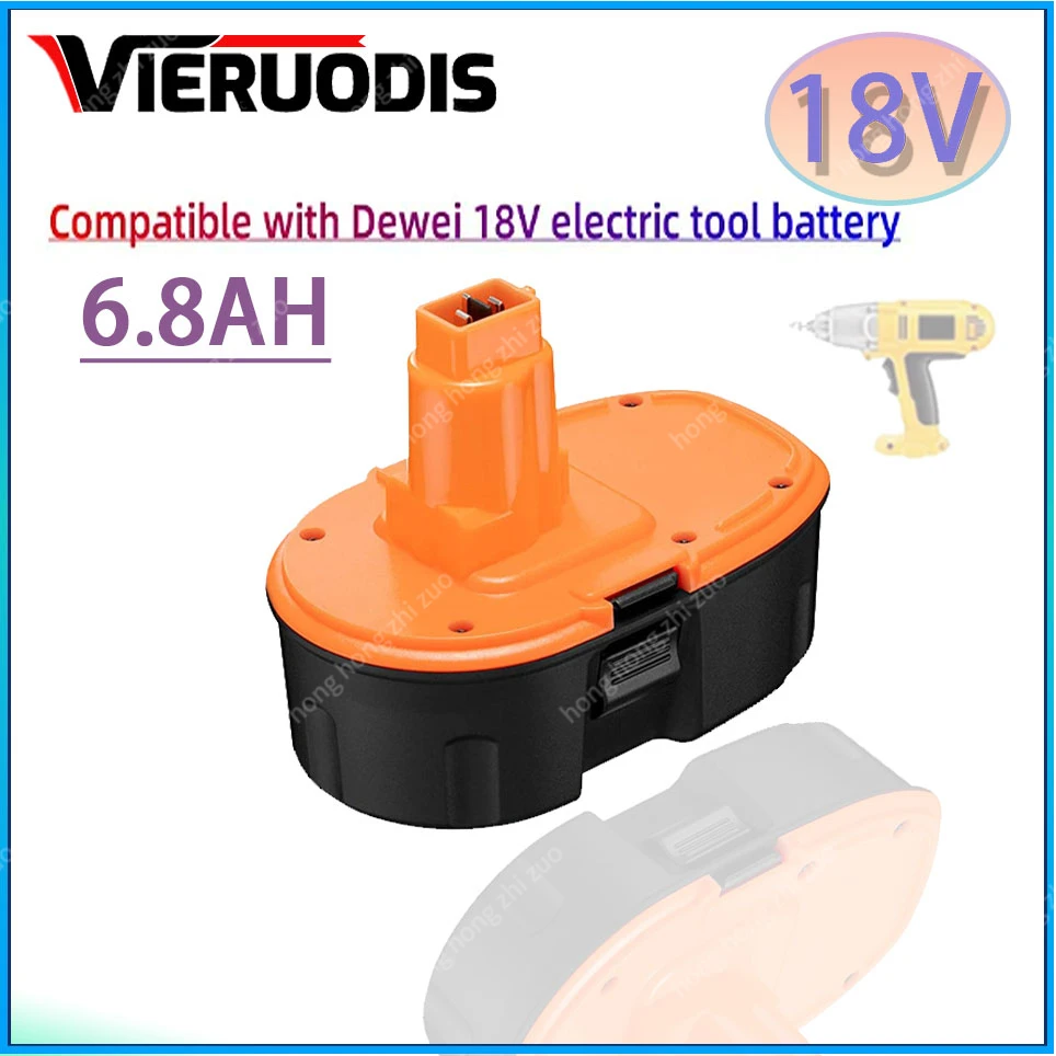 

18V 6800mAh Ni-MH Battery For Dewalt DC9096 DE9039 DE9096 DE9098 DE9503 DC212 DC330 Cordless Drill Replacement Battery