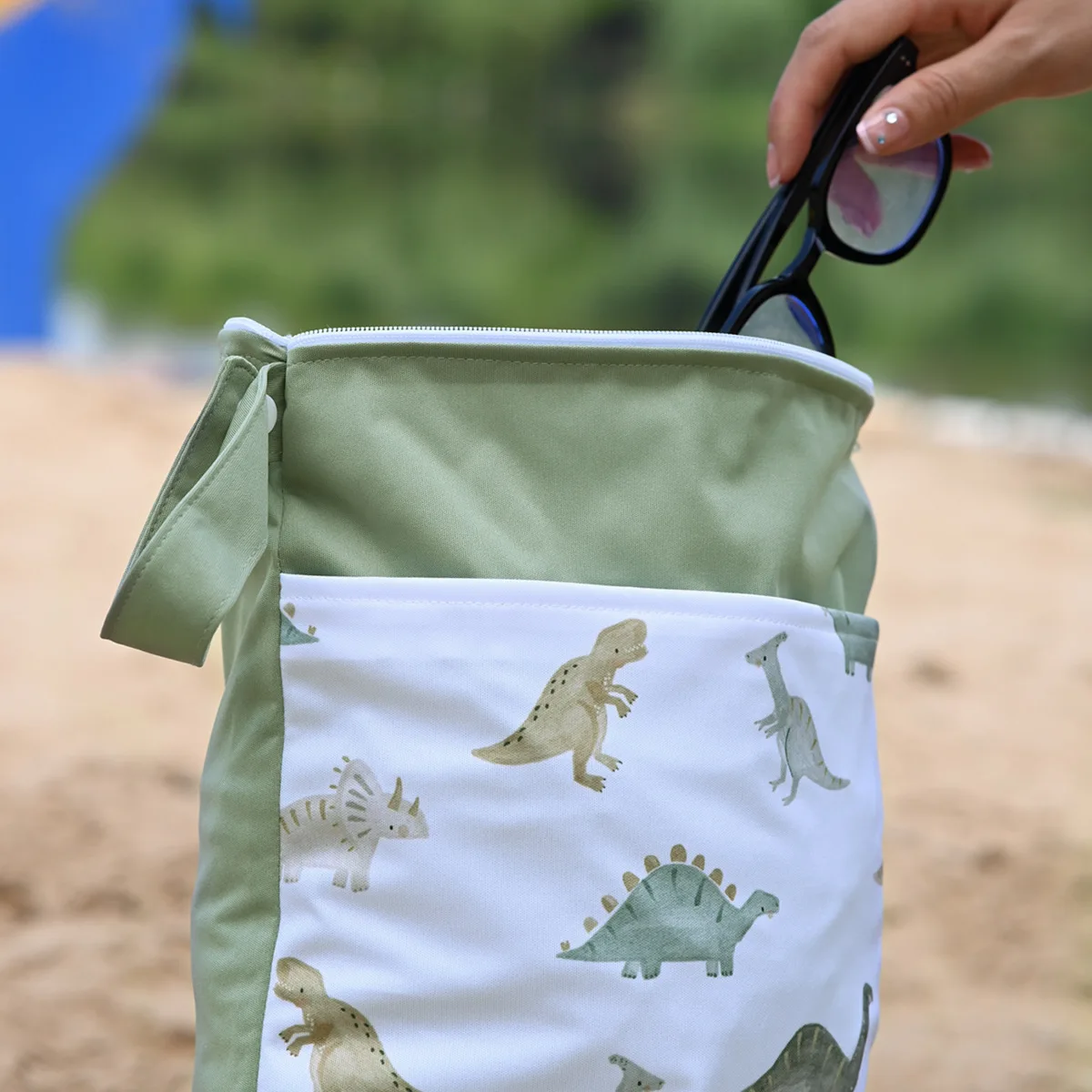 1 قطعة 30*40 سنتيمتر الطفل السفر حقيبة التخزين عربة طفل حقيبة للحمل حفاضات الجافة/الرطبة حقيبة مقاوم للماء القماش حفاضات حقيبة اليوغا حقيبة التخزين