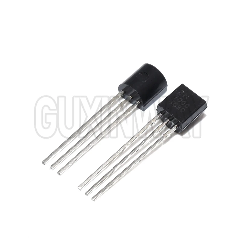 50 قطعة 2N7000 TO92 N-وضع تعزيز القناة ترانزستور بتأثير ميداني جديد الأصلي