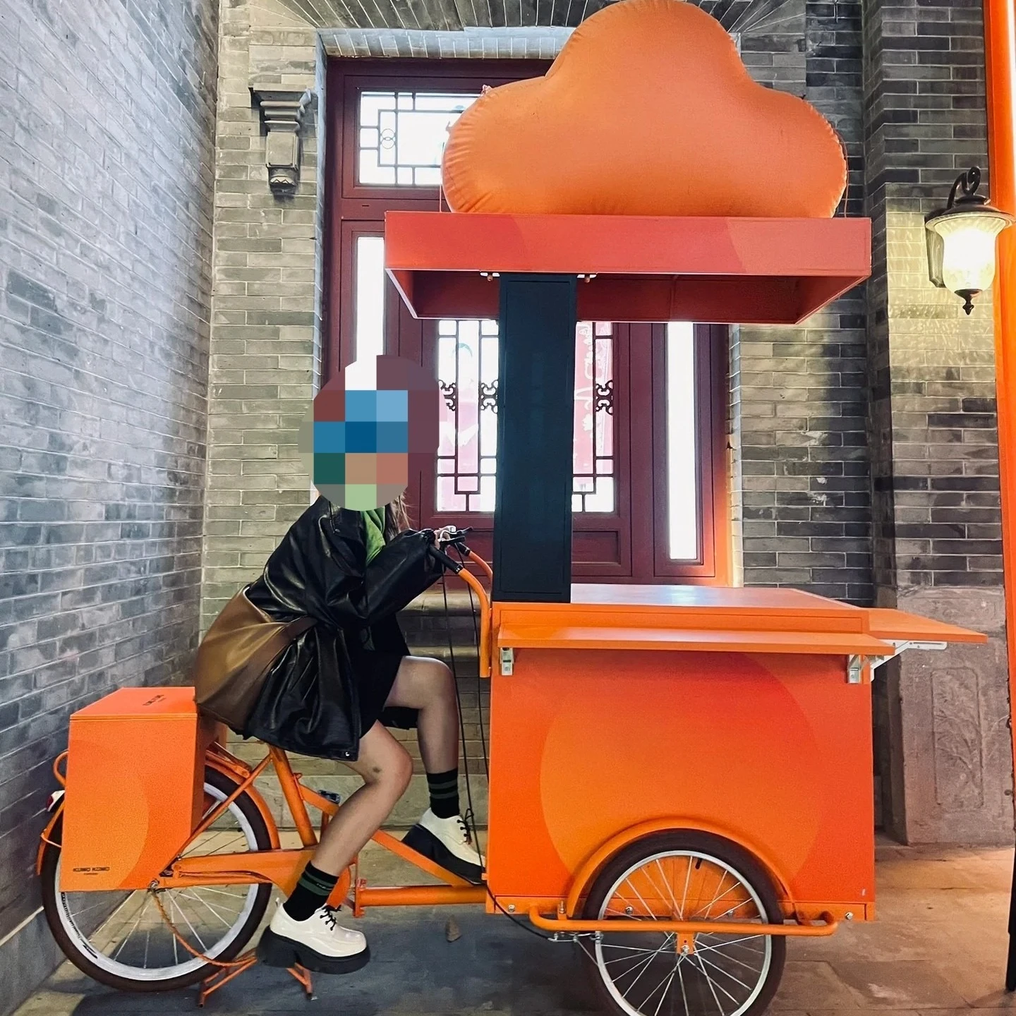 Customizable Outdoor Mobile Vending Truck Mobile Stall Tricycle
