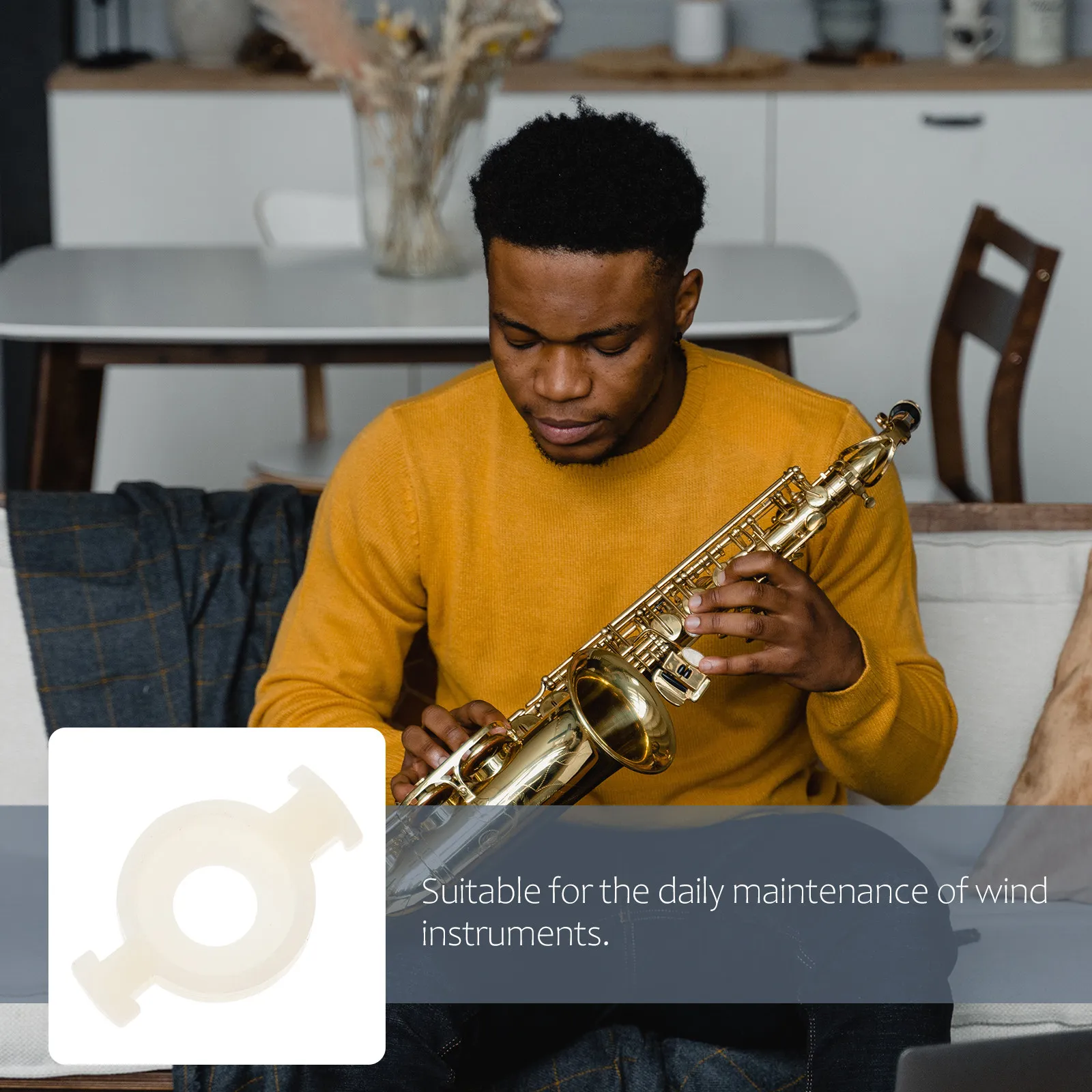 

3Pcs Trumpet Valves Spring Pads Plastic Spring Supporting Plates Professional Replacement Parts for Trumpet Cornet Repair