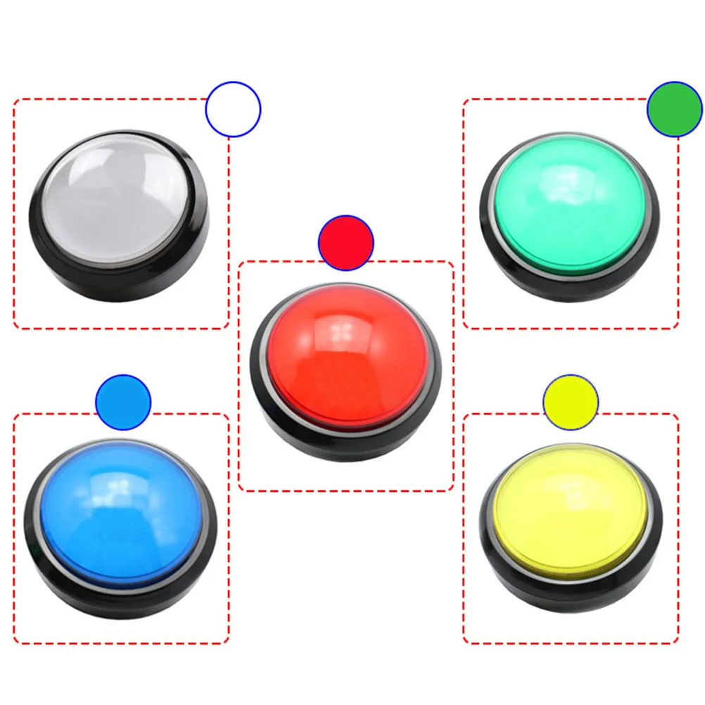 

Электронный зуммер для ответов, красный, желтый игровой респондер с ножным переключателем, светодиодный светильник для вечеринок, игровой конкурс, сжимающий ответчик