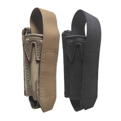 9MM Single Pistol Mag Pouch with Straps, for Mostly 9mm Pistol Magazine Pouch MOLLE Quick Release Plate Carrier Hunting Vest