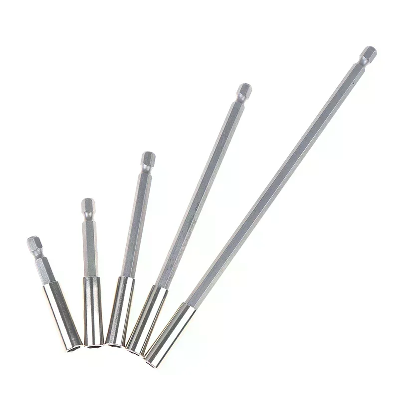 Instant Swivel Hex Shank Adapter - For Drill Impact Driver, Magnetic Bit Extension Set, 60-200mm