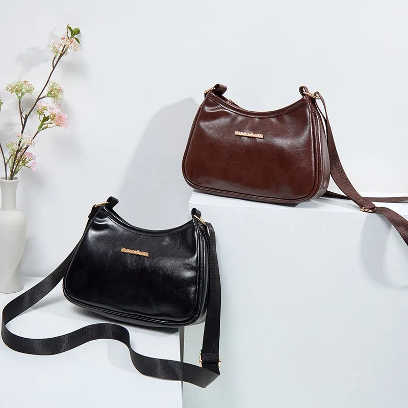 Retro Underarm Bag Korean Edition Shoulder Bag New Phone Bag Women's Underarm Bag Fashion Versatile Crossbody Bag Purses Handbag