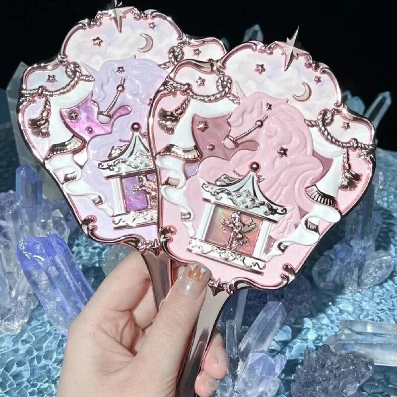 

Flower Know Unicorn Crystal Handheld Mirror Makeup Mirror Peripheral