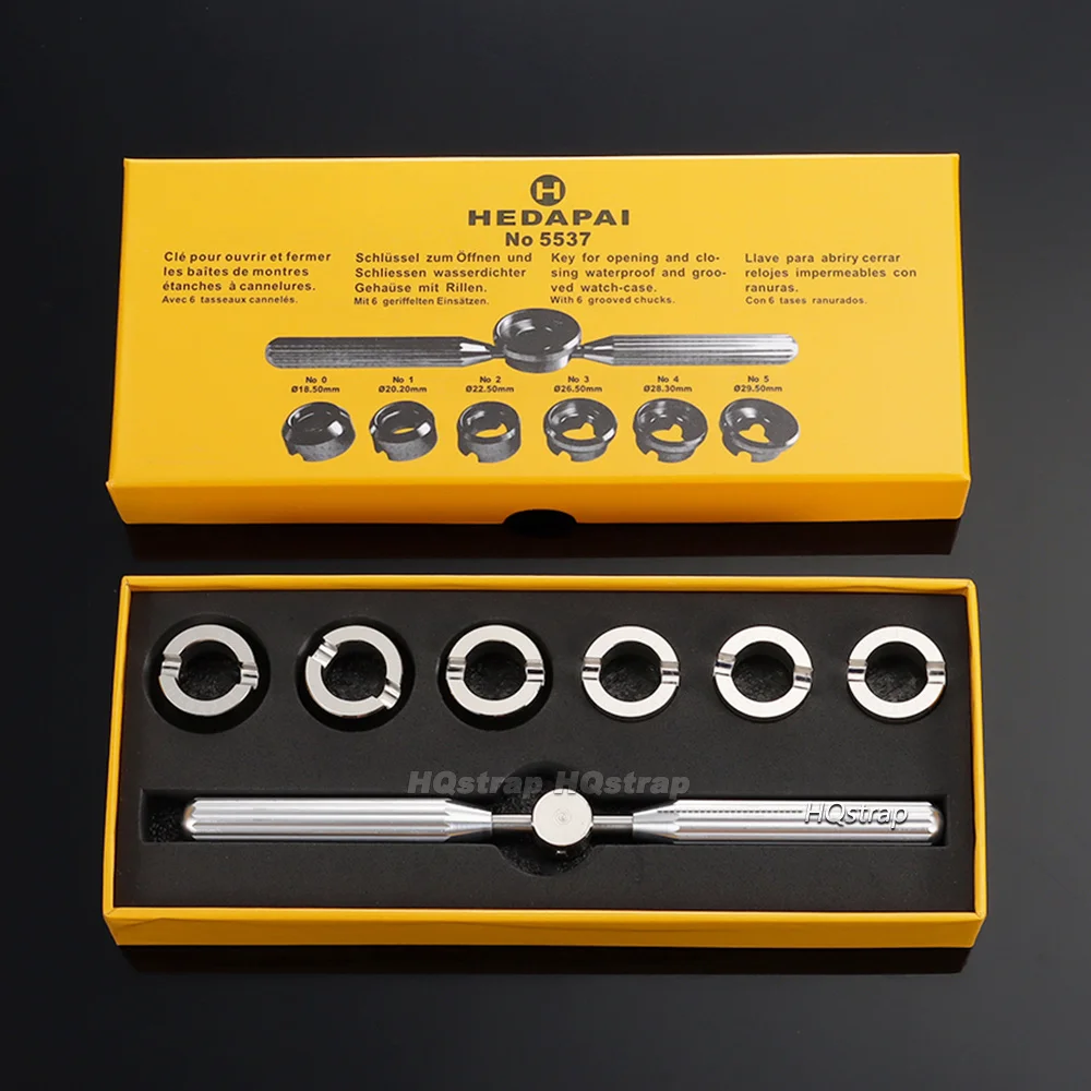 Pro Back Case Opener Cover Remover for Rolex for Tudor Watch Repair Tool Kit 5537 Watch Back Cover Remover Screw Wrench Opener