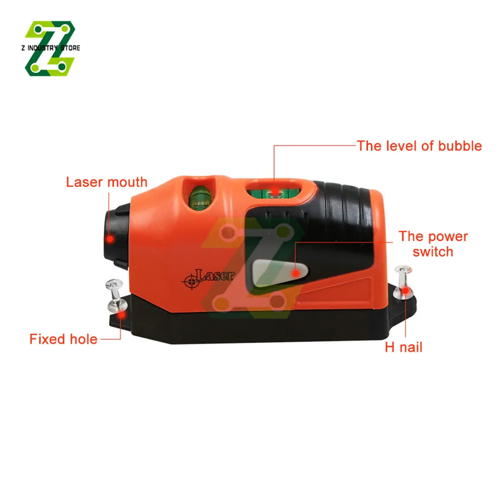 Mini Vertical Spirit Level Tool Laser Level Laser Guided Level Line Measurement Gauge Tool