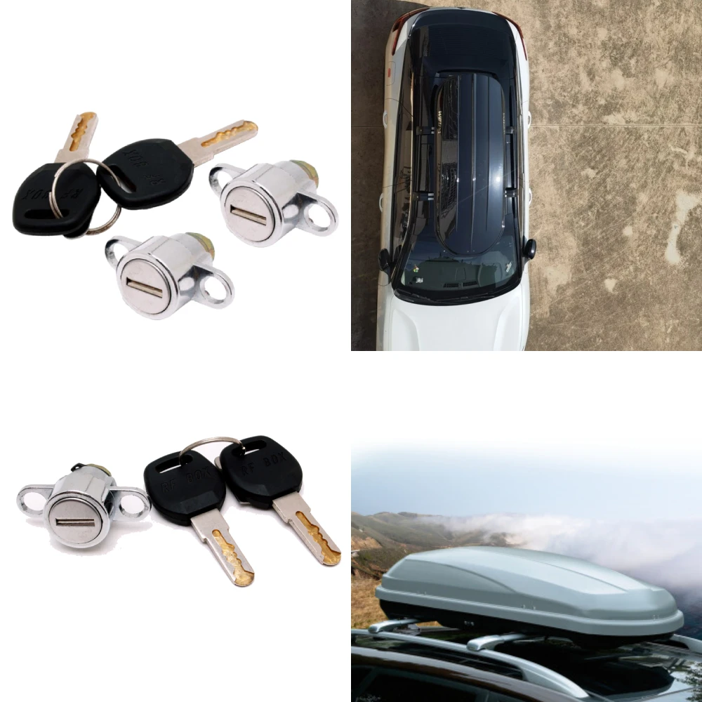 Roof Top Cargo Carrier Key Locks Set Lock Core Lock Cylinder Rooftop Cargo Rack Car Rack Box Luggage Rack Crossbar Lock With Key