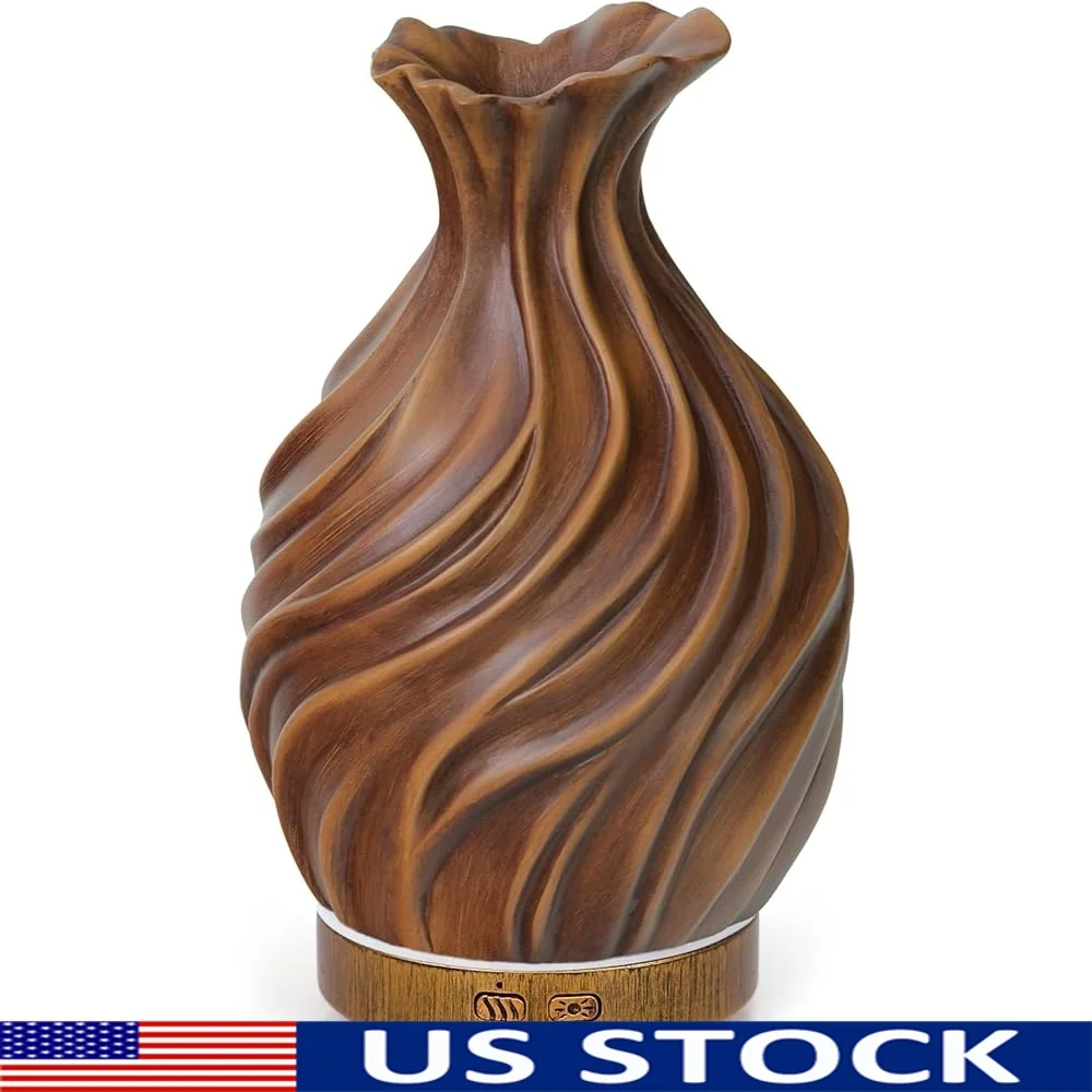 

Диффузор эфирного масла 200 мл, ароматерапия, прохладный увлажнитель тумана, дизайн под дерево, автоматическое отключение, ночник, благоприятный для детей