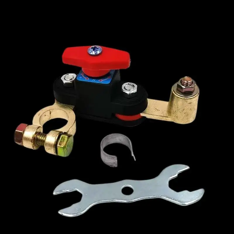 **1 Set Bidirectional Joint Can Rotate Disconnect Switch Car Battery Disconnect Switch ﻿Anti-Power Off Leakage Circuit Breaker