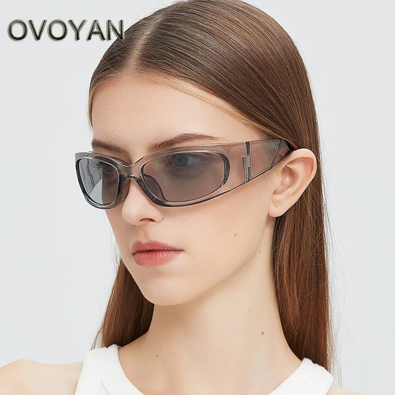 OVOYAN Punk Personality Sunglasses Women Fashion Simple 2024 Goggles Women/Men Reteo Outdoor Cycling Glasses Female Gafas De Sol