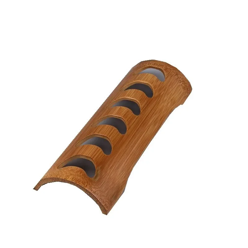 Bamboo cup holder, Japanese cup holder, natural bamboo double-layer handmade cup holder, Kung Fu tea set, tea ceremony zero matc