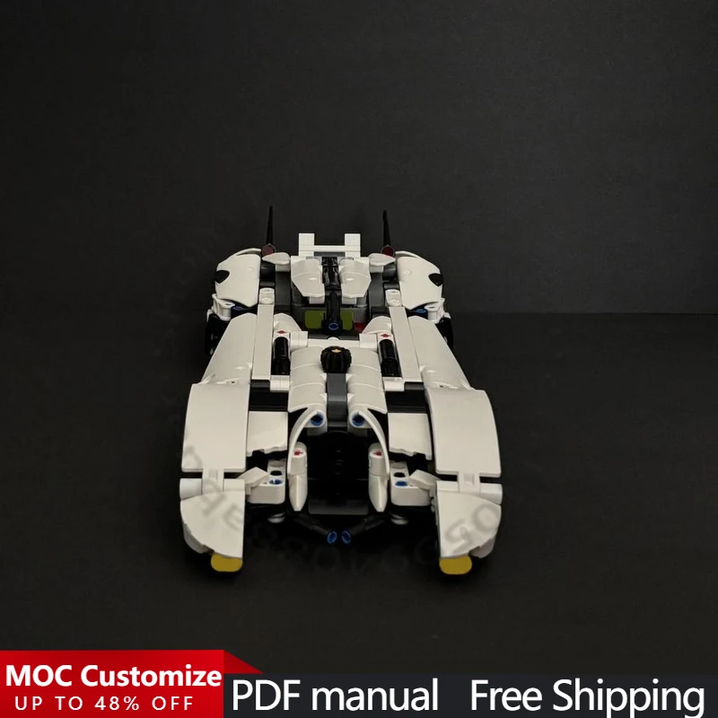 

690 PCS Race Car Building Kit Fits 42184 Inspired Set MOC Customize Modular Building Block Creative DIY Boys Festival Toy Gift