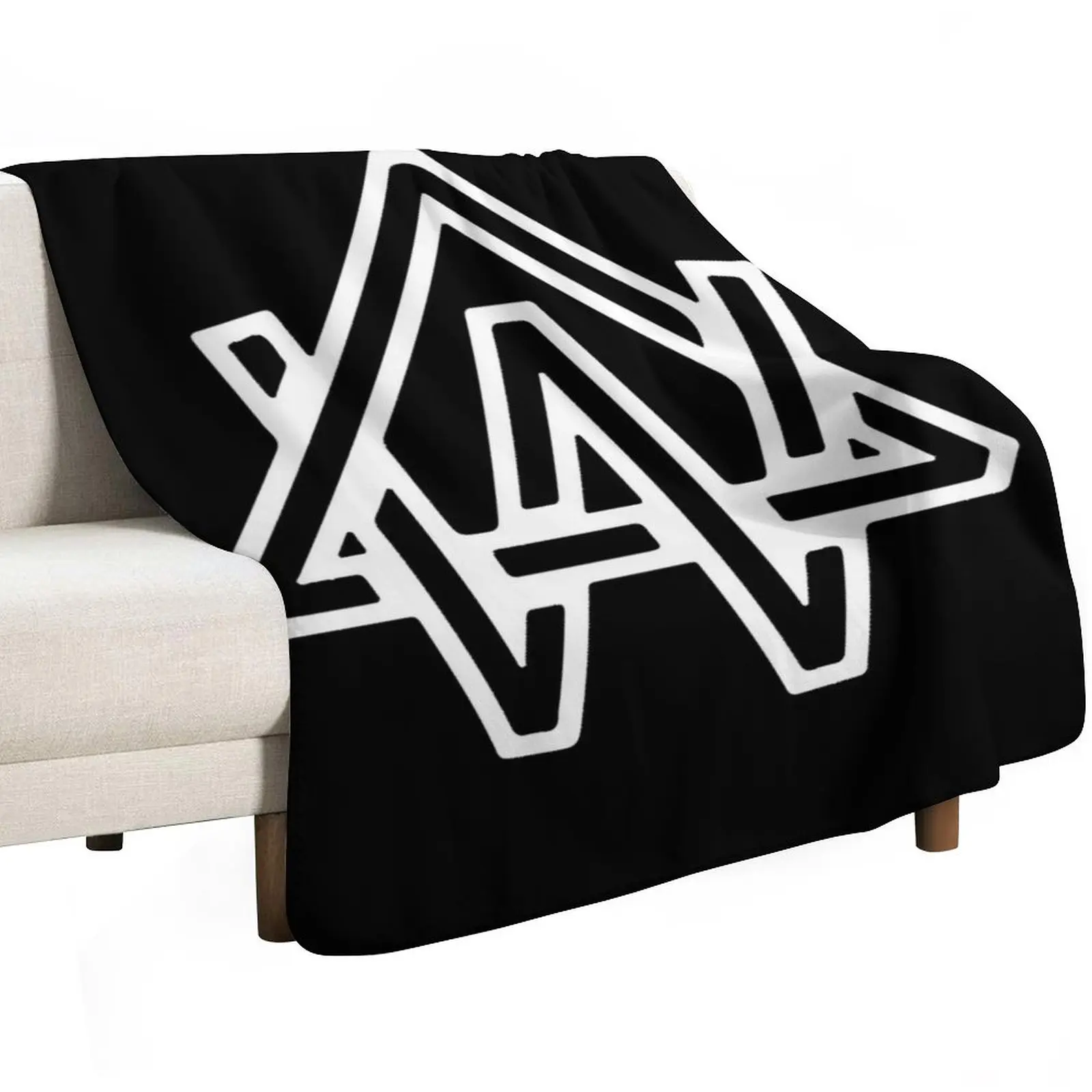 Alison Wonderland NEW LOGO in White Classic Throw Blanket Beach Comforter Furry Vintage sofa bed Plaid on the sofa Blankets