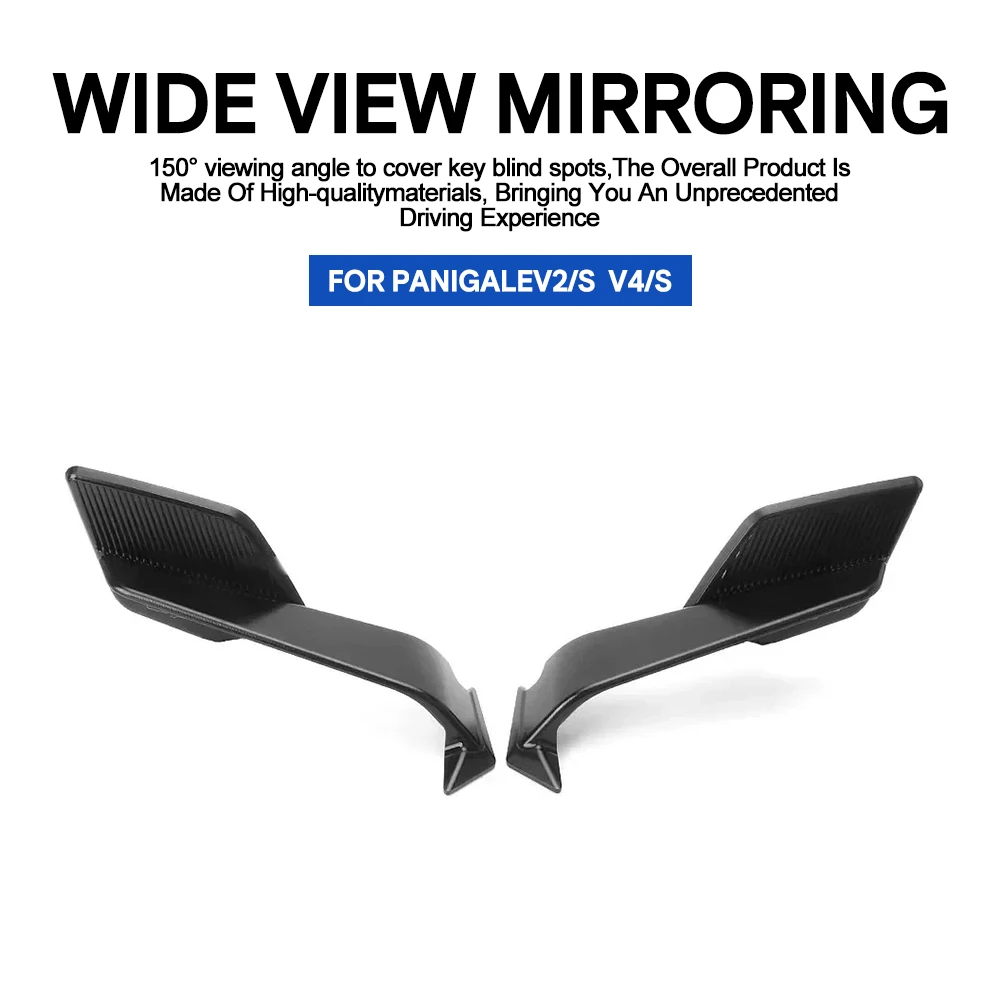 `Motorcycle Wind Wing Rearview Mirror FOR Ducati Panigale V2 2020-2024 V4 2018-2024 Blue Anti-glare Lens Side Mirror Assembly`