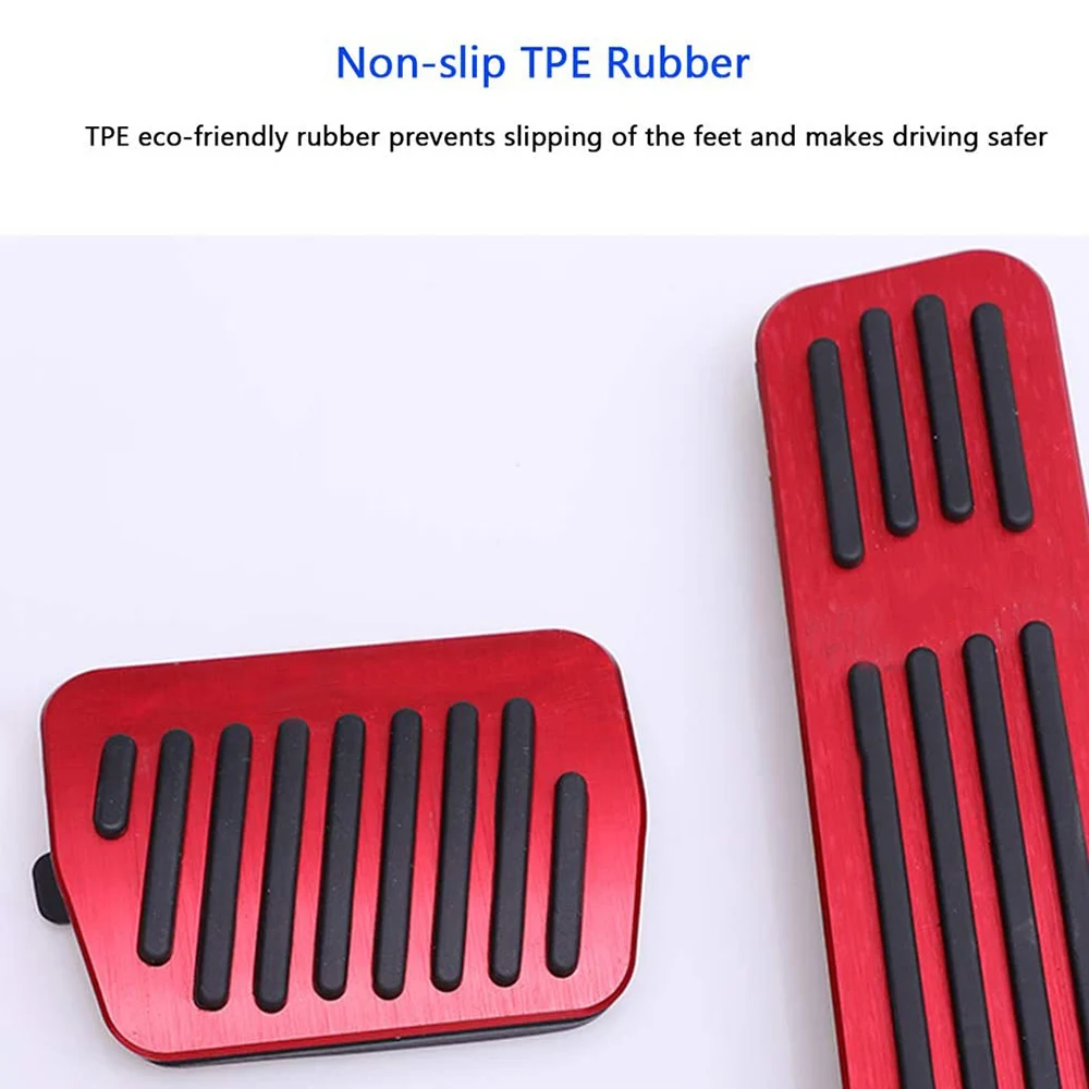المضادة للانزلاق لا الحفر الفرامل الغاز مسرع الراحة القدم وسادة الدواسة يغطي ل 2 3 6 -3 -4 -5 -9