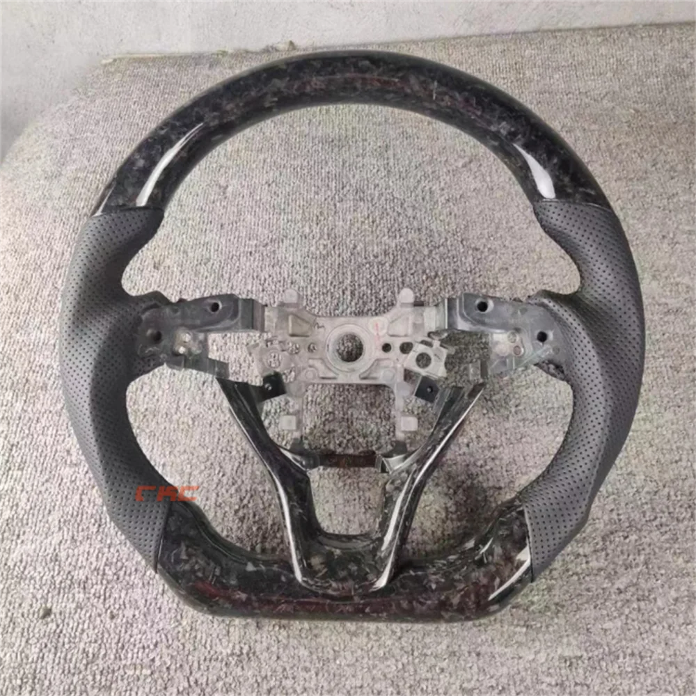

Customized black Forged Carbon Fiber Perforated Leather steering wheel For Honda ACCORD 10th 2018 2019 2020 2021 2022 2023