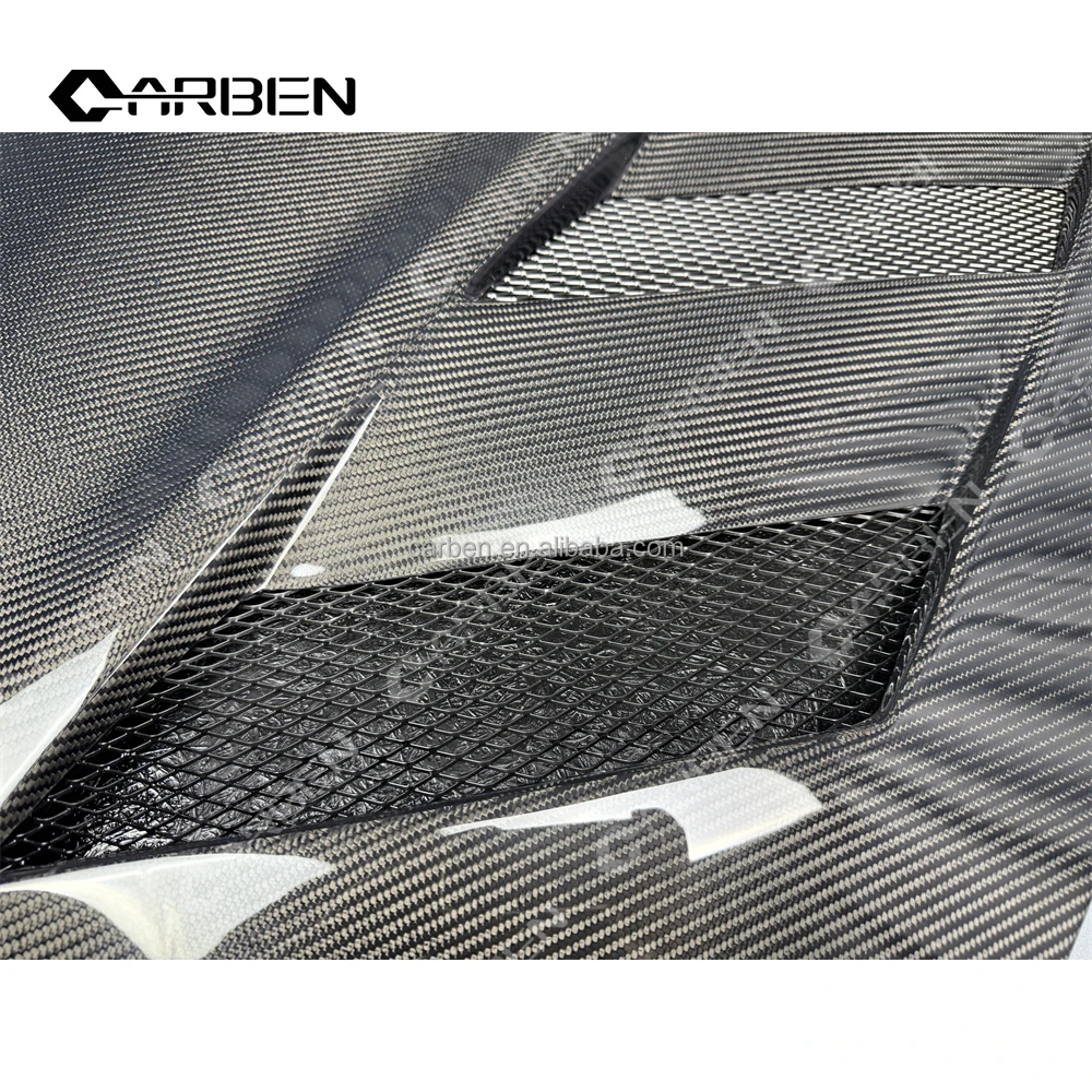 AM Style High Quality Carbon Fiber Hood for 350Z Z33 Open-Hole Body Kit with New Condition Car Bumpers 6