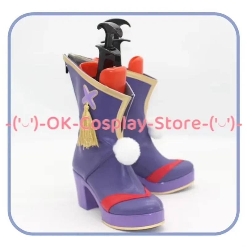 [Customized] Pretty Derby Tokai Teio Cosplay Shoes Game Roleplay Costume Prop Halloween Carnival Holiday Party PU Leather Boots
