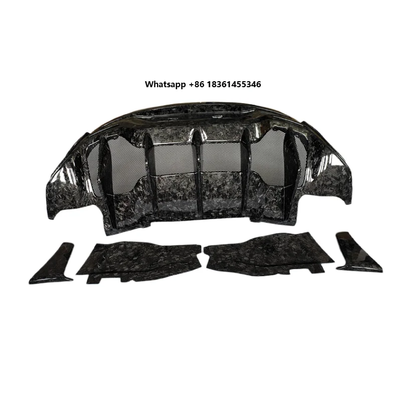 

For 570 570s 540 Upgraded 600LT Forged Carbon Fiber Rear Bumper and Spoiler Body Kit