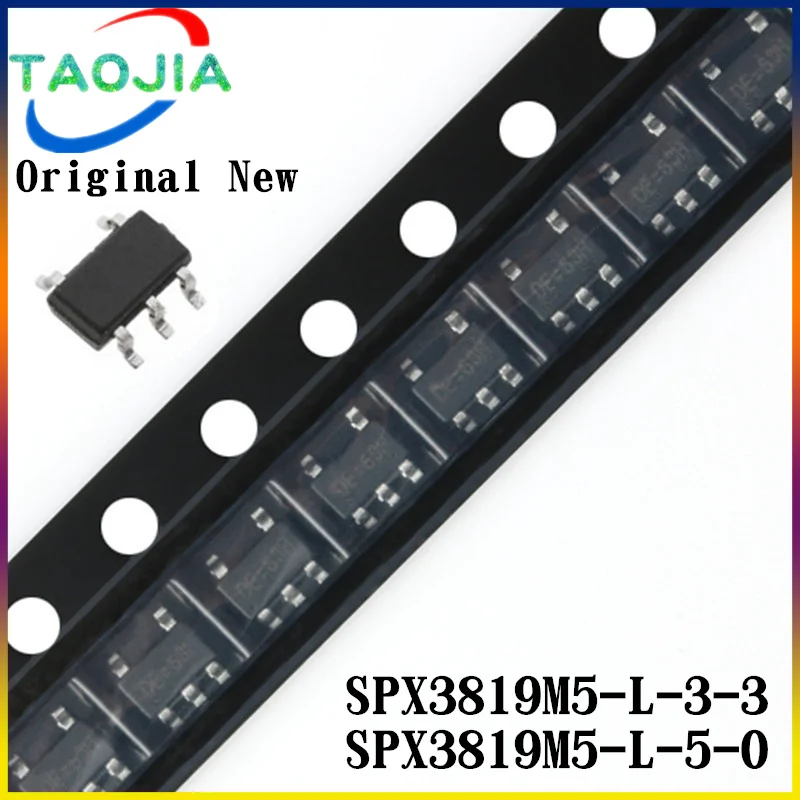 10Pcs SPX3819M5-3.3 SPX3819M5-L-5-0 Tr SOT23-5 SPX3819-3.3 SOT23 SPX3819 SPX3819M5 SPX3819M5-3.3/TR SPX3819M5-5.0 5V