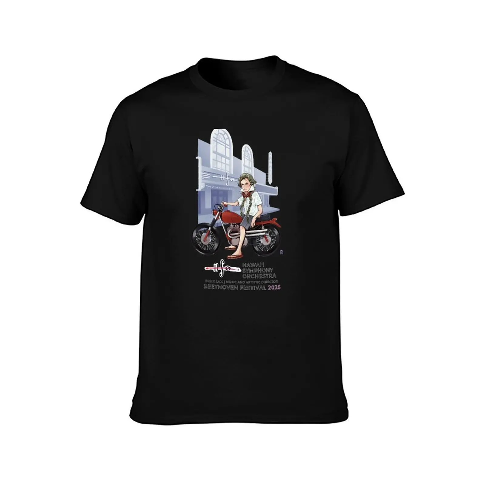 Limited Edition Hawai'i Symphony Orchestra Beethoven Festival T-Shirt Lightweight Running Sports T-Shirt