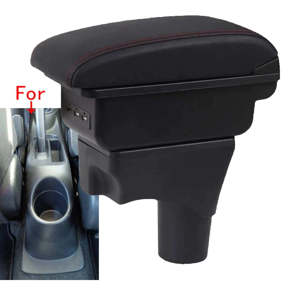 For Nissan Sunny Armrest Box For Nissan March Micra K13 Car Armrest Arm Storage Box Retrofit Parts Car Accessories 2010-2022