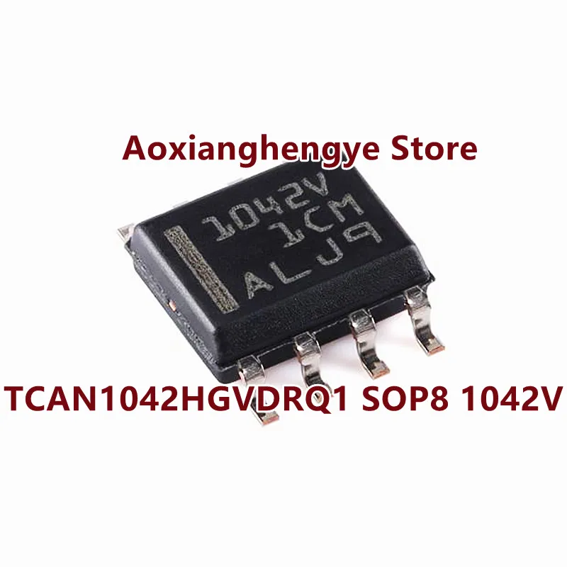 5 قطعة TCAN1042HGVDRQ1 SOP8 (العلامة: 102 فولت) جهاز إرسال واستقبال محمي من خطأ السيارات مع CAN FD