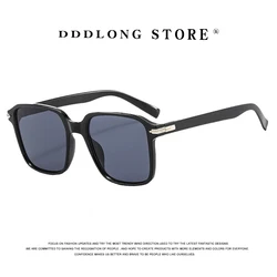 DDDLONG Retro Fashion Square Punk Sunglasses Women Men Sun Glasses Classic Vintage Goggles UV400 Outdoor Shades D433