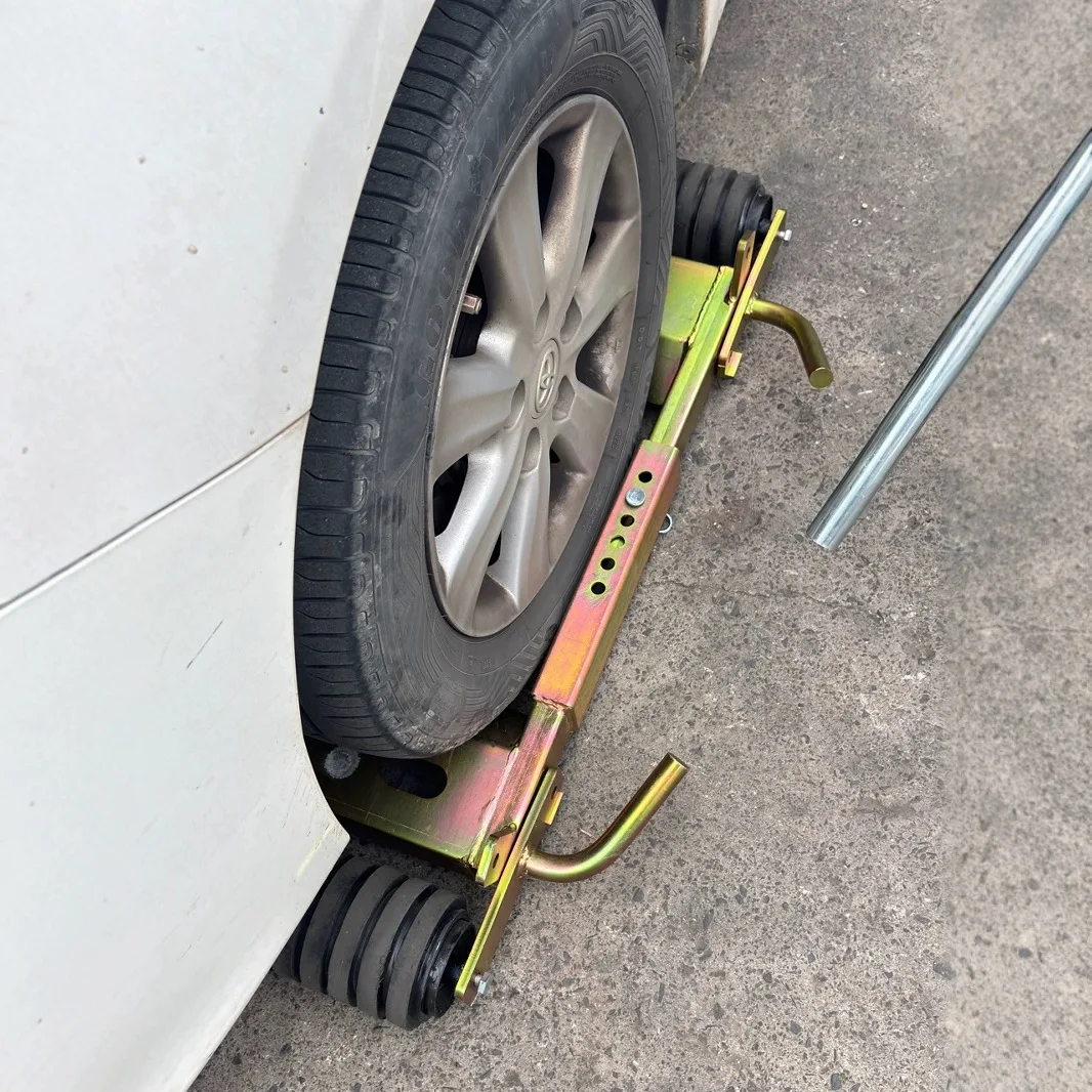 High Quality Mechanical Mobile Cart Non-turnable Board Lever Positioning Car Recovery Skates for Repairing Car Tires
