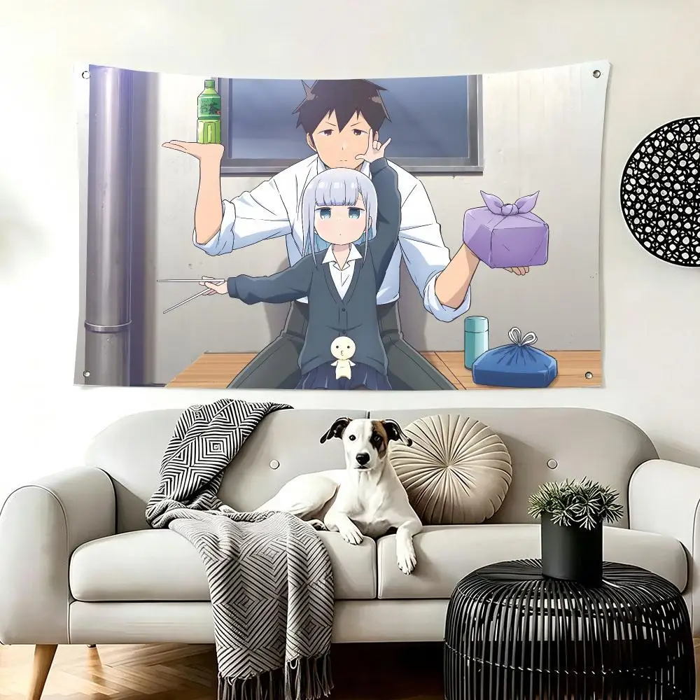 Romance Anime A-Aharen san Is Indecipherable Flags  For Living Room Home Dorm Decor Wall Outdoor Camping Party Banner Gifts