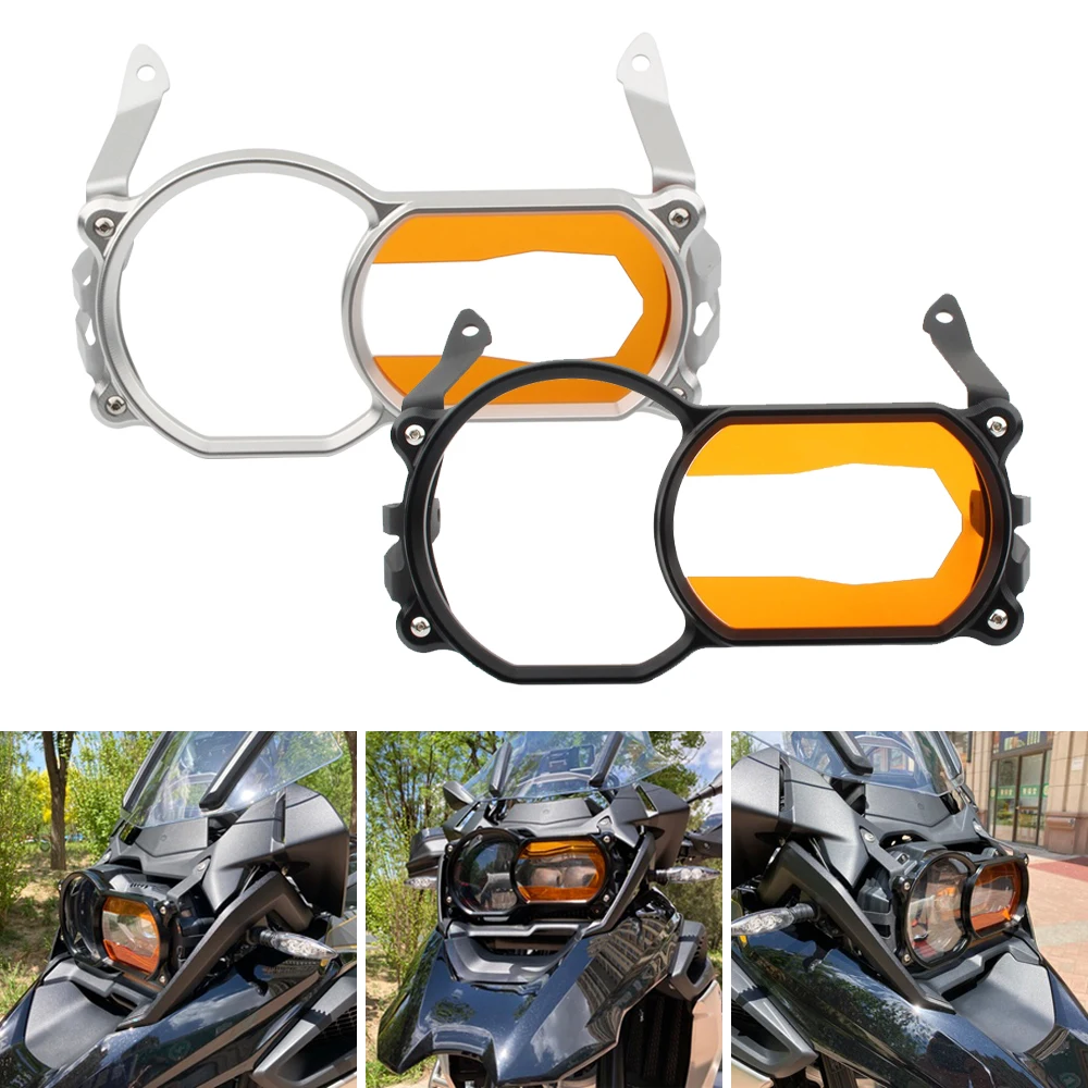 

REALZION R1200GS R1250GS Motorcycle Headlight Guard Head Light Cover Grille Protection For BMW R 1200 1250 GS ADV LC Adventure