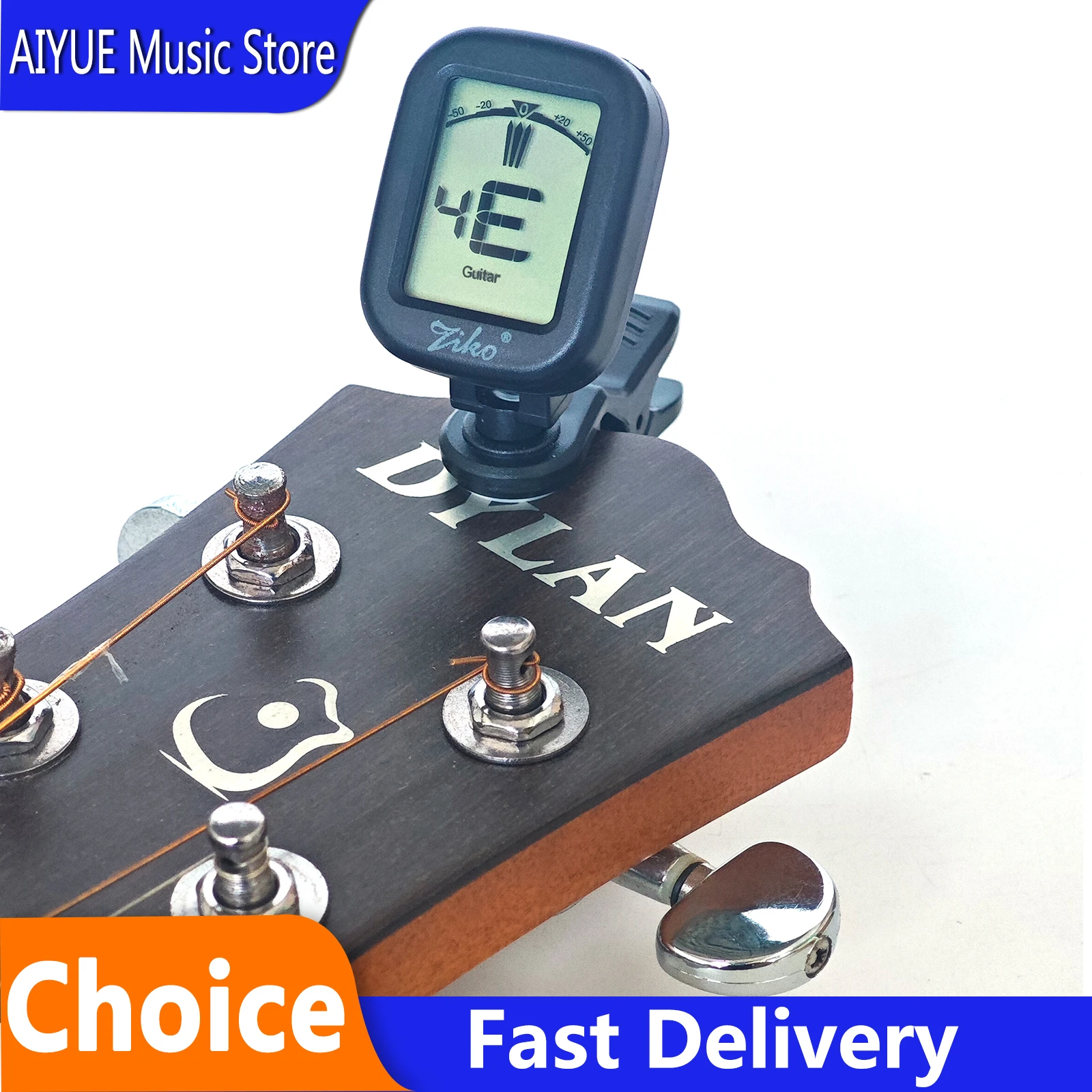 Guitar Tuner Clip - ZIKO Gitar Tuner Klipsli Dijital Tuner