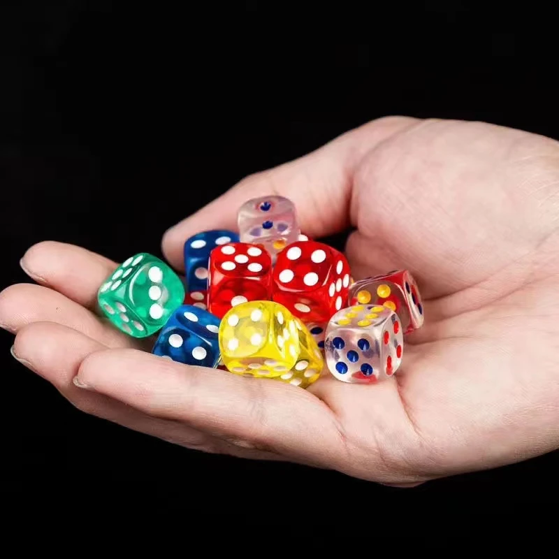 Dés transparents à 12 faces étanches 5 couleurs VGEBY - Jeu de dés pour Dés transparents à 12 faces étanches 5 couleurs VGEBY - Jeu de dés pour
